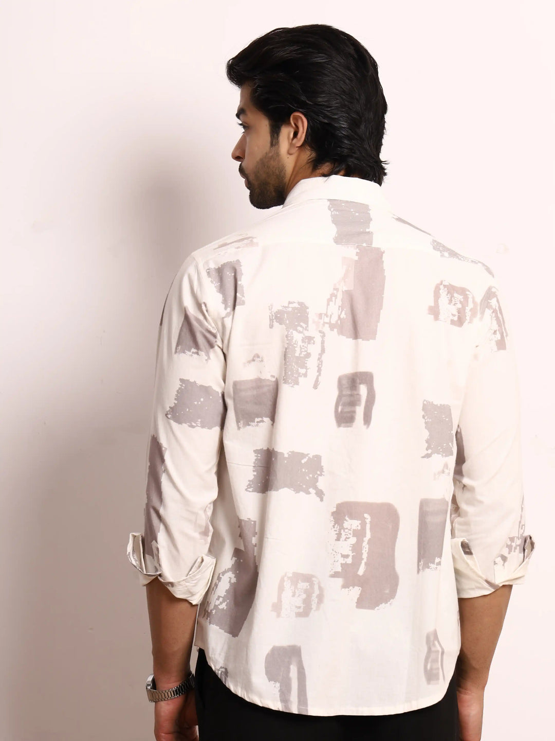 Brushstroke Cotton Shirt