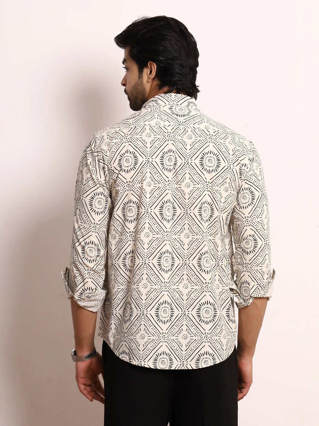 Geometric Cotton Shirt