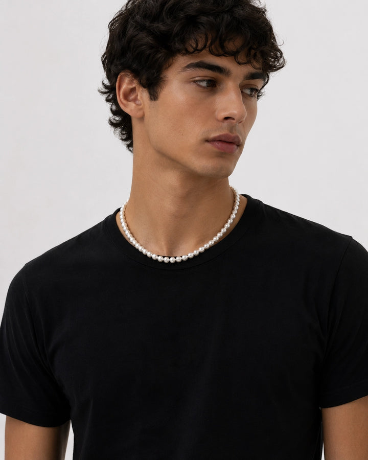 Pearl Necklace Men