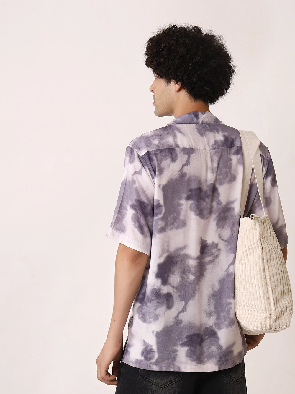 Purple Cloudburst Viscose Resort Shirt