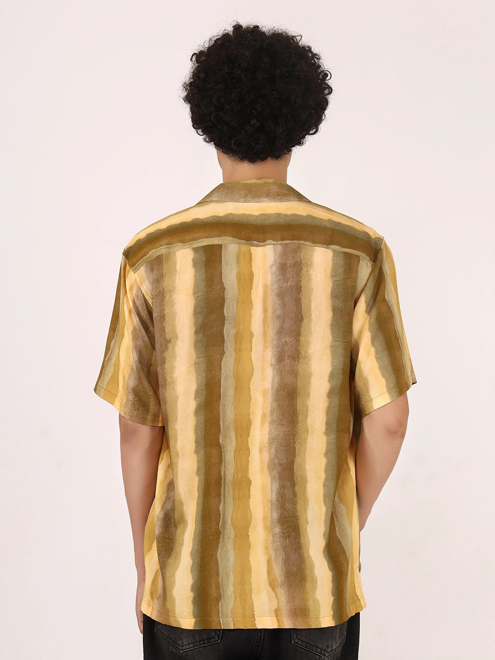 Mustard Ombre Viscose Shirt